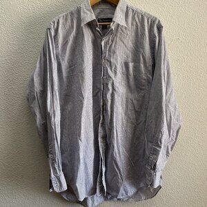 Vintage Burberrys Burberry London Plaid Button Down Shirt Large Dress Casual VTG